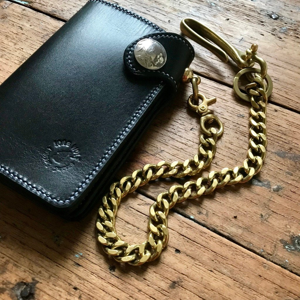 Brass Fish Hook Wallet Chain & Key Chain – Lone Wolf Leather