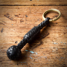 Load image into Gallery viewer, Braided Key Fob - Black